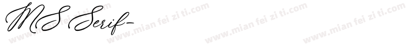 MS Serif字体转换